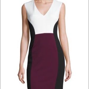 Sleeveless Colorblock Dress
